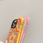 Korean Graffiti Gradient Flower Phone Case