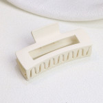 Women's Fashion Simple Frosted Square Grab Clip