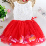 Summer Children's Wear Girl 2021 New Petal, Korean Dress, Baby Dress Dress