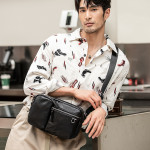 New Leather Men's Shoulder Bag Is Fashionable