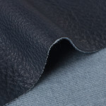 Lychee Pattern Knitted Bottom Leather Fabric Half PU Artificial Leather