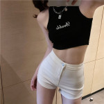 Stretch A-line High Waist Slimming Hot Pants