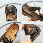 Fashion Soft Soled Velcro Small LeatherShow Shoes