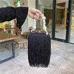 Ins Tassel Underarm Bag Female Pearl Chain Tote