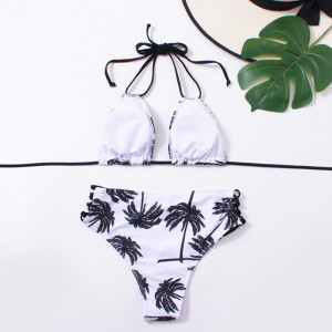 Coconut Tree Bandage Test Split Bikini