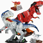 Dinosaur building blocks assembled toy boy high difficulty huge Tyrannosaurus rex children puzzle 6 birthday gift 10 years old