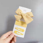 Cute Yellow Group Girl Liu Haibin Clip Combination Parent-child Hair Accessories Set