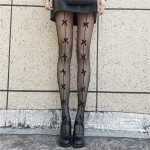 Retro Pattern White Stockings Bottoming Pantyhose