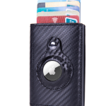 Aluminum Alloy Carbon Fiber Clip Anti-theft Card Holder