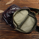 Vegetable Tanned Head Layer Cow Chest Covering Leather For Men