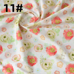 Soft Thin Skirt Plant Flower Pastoral Fabric Cotton