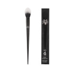 Plastic Handle Eye Shadow Foundation Brush Makeup Tool