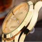 Luxury Brand Man Gold Dress Watches Stainless Steel