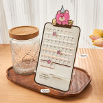 Perpetual Calendar Handmade Diy Ferring Table Calendar Desktop Decoration