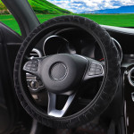 Car Steering Wheel Cover Water Cube Super Soft Short Pile