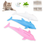 Fish-shaped Catnip Silicone Fish Molar Stick