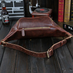 New Men's Pu Fashion One-shoulder Retro Casual Chest Bag