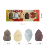 Wet And Dry Beauty Makeup Egg With Metal Stand