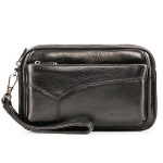 Leather Men's Hand Wallet Multifunctional Handle