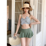 Women's spa skirt split swimsuit