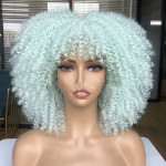 Small Curly Hair Rose Mesh Synthetic Headgear