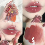 Mirror Paint Light Lip Lacquer Lipstick No Stain On Cup Long-lasting White