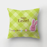 Nordic Minimalist Easter Rabbit Peach Skin Fabric Pillow Cushion Cover