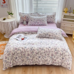 Cotton Thickened Four-piece Dormitory Bed Sheet And Quilt Cover