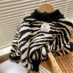 Children's Knitting Shirt Western Zebra Sweater