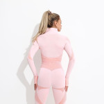 Running Fitness Sports Hip Lifting Zipper Sports Suit For Women