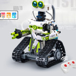 Children's Programming Robot Building Blocks Mechanical Dog Assembled Remote Control Toys