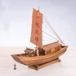 Shaoxing Wusheng Ship Zheng He Treasure Ship Red Ship Ancient Ship Model Water Town Ship Ancient Ship Model