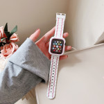 Iwatch Strap Silicone Strap Set Applewatch7SE8 Watch Protection Case