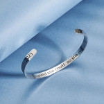 She Believe She Could Cuff Bracelet Silver Stainless Steel 2023 Graduate Cap Bangles For Women Graduation Jewelry Gifts