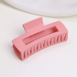 Women's Fashion Simple Frosted Square Grab Clip