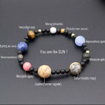 Men's And Women's Fashionable Natural Stone Stretch Sun Bracelet