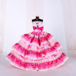 Handmade Doll Dresses Outfit Fashion Evening Party Clothes For Xmas Girl Gift