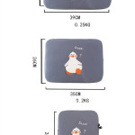 Cartoon Cute Duck Embroidery Ins Niche Design Tablet Case