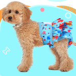 Pet Dog Diaper For Female Dog Cat Reusable Dog Disposable Diapers Wraps Random Color Dog Poop Pant Clothing For Dogs Accessories