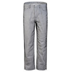 High Street Double Layer Mesh Tide Small Straight Jeans