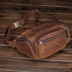 Vintage Top Layer Cow Leather Messenger Bag Leather Multi-layer