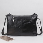 Cowhide Head Layer Simple Leisure Cross Bag Cross Style Soft Leather Men