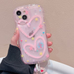 New Love Air Cushion Phone Case With Chain