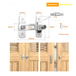 Warehouse Hook Stainless Steel Carbon Steel Sliding Door Lock