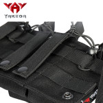 Tactical Triplet Accessory Bag 1000D Egg Clip Bag Molle Waist Bag Tactical Triplet Bag