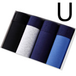 4pcs Set Boxer Shorts Soft For Men's Panties