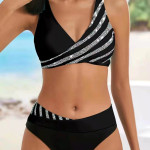 Women's New Style Bikini European And America Split Print Swimsuit