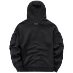 Black Men's Spring And Autumn Function Wind Mask Hoodie