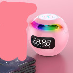 Clock Colorful Bluetooth Speaker Mini Portable