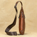 Men's Fashion Chest Bag Genuine Leather Shoulder